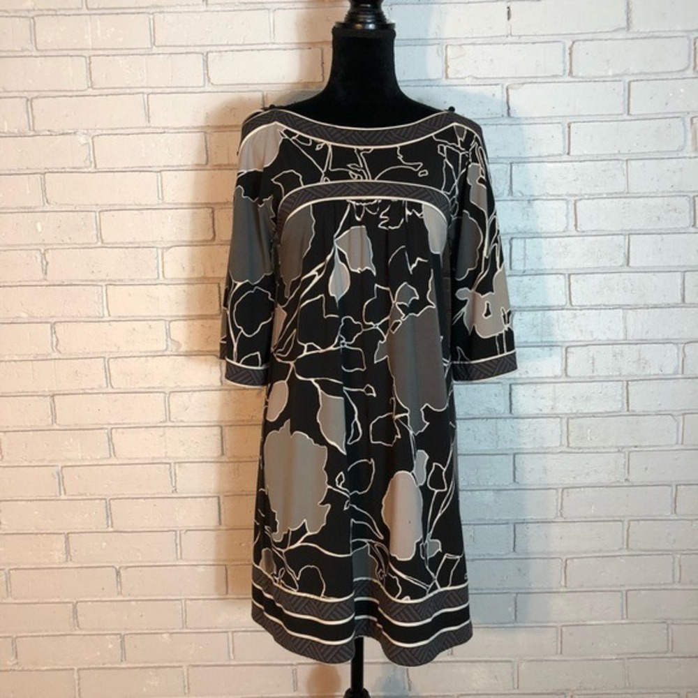 BCBGMaxAzaria Womens Printed Shift Dress